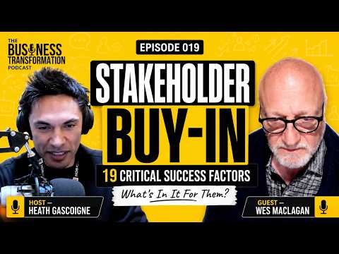 Wes Maclagan: Stakeholder Management & 19 Business Transformation Success Factors | HOBA Tech Podcast