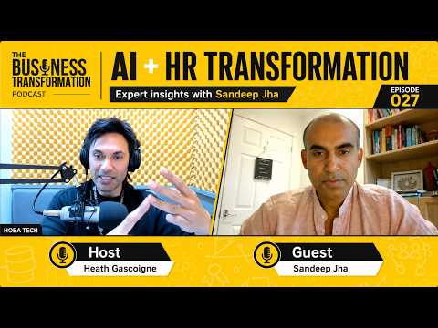 Sandeep Jha – AI’s invasion in business transformation and  HR – With the latest experiences of experts in the field.