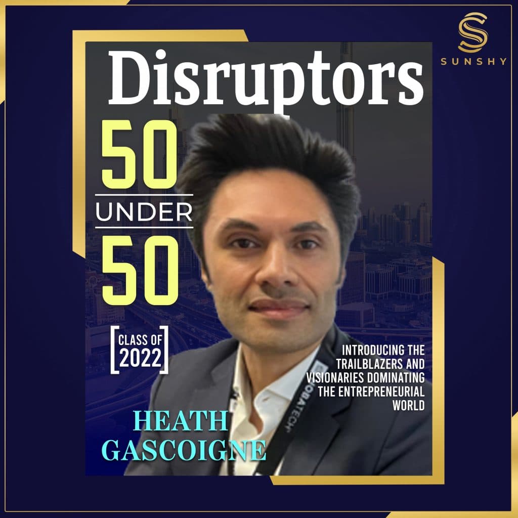 HOBA Tech Founder & CEO featured Disruptor Magazine - 50 Under 50 HOBA Tech Founder & CEO featured Disruptor Magazine - 50 Under 50