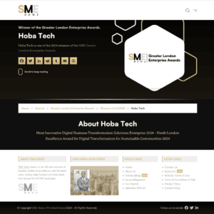 SME News Awards 2024 Award