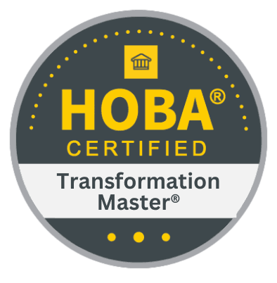 HOBA Certified Business Transformation Master Badge HOBA Certified Business Transformation Master Badge for advising professionals