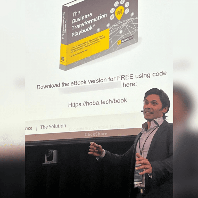 HOBA Tech CEO Heath Gascoigne-Key Note Presentation-Future of Business Conference-Stage-2