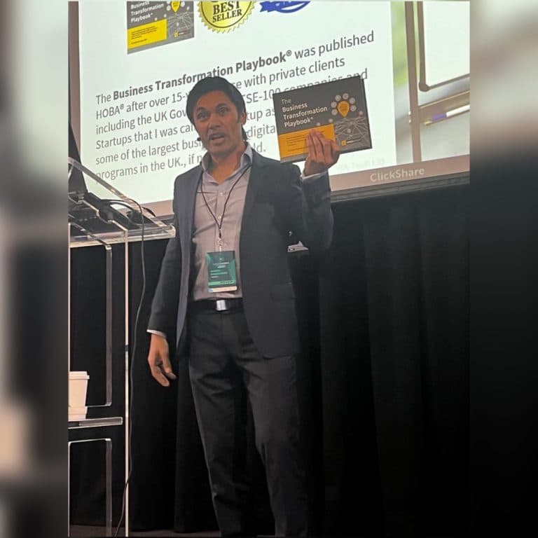 HOBA Tech CEO Heath Gascoigne-Key Note Presentation-Future of Business Conference-Stage-3