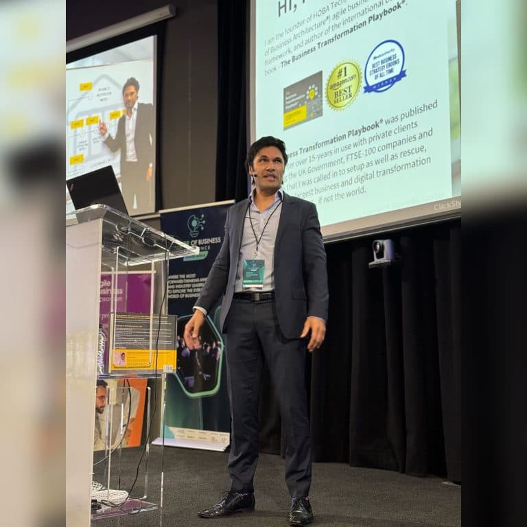 HOBA Tech CEO Heath Gascoigne-Key Note Presentation-Future of Business Conference-Stage-9