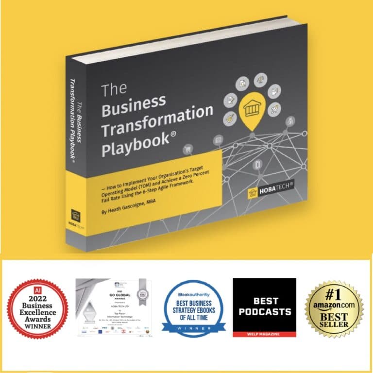 Business Transformation Playbook Awards Business Transformation Playbook and Awards displaying proven agile transformation at scale methodology