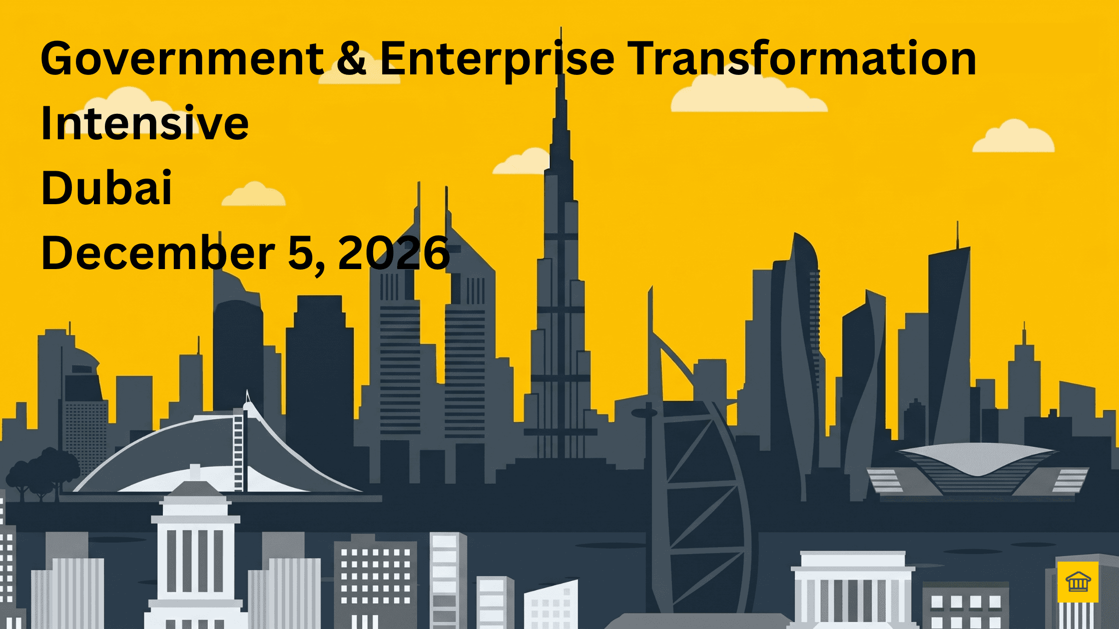 Middle East Transformation Intensive at GITEX Global Middle East Transformation Intensive at GITEX Global