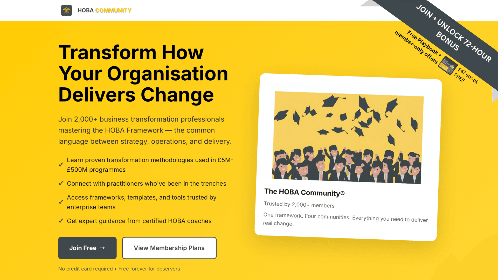 HOBA Community is Now Live | The New Home of Transformation HOBA Community is Now Live | The New Home of Transformation