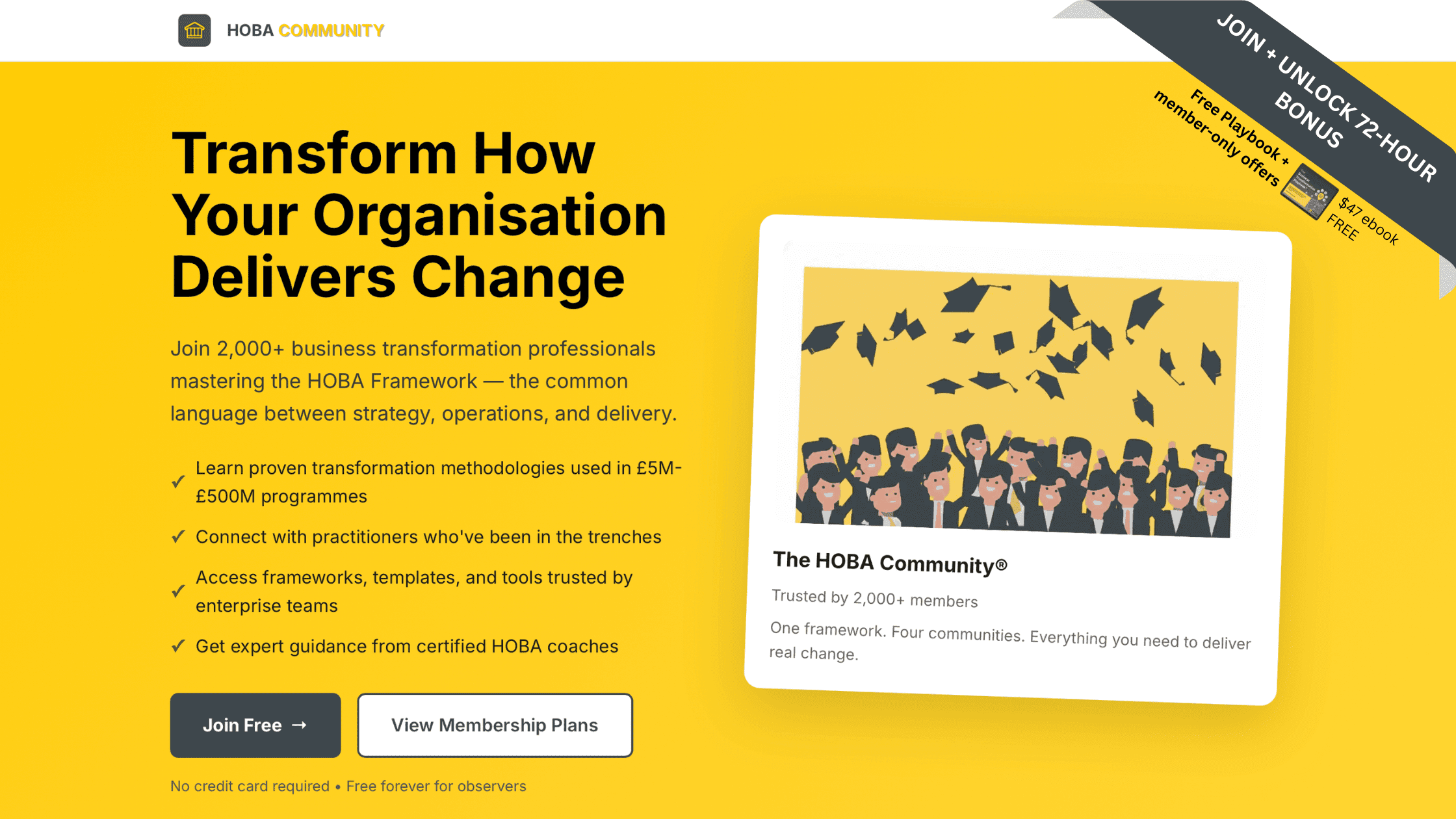 HOBA Community is Now Live | The New Home of Transformation