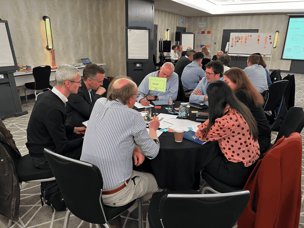 Interactive group tablework session from the 5-Day Business Transformation Bootcamp, showing HOBA's customer-centric approach in practice. Interactive group tablework session from the 5-Day Business Transformation Bootcamp, showing HOBA's customer-centric approach in practice.