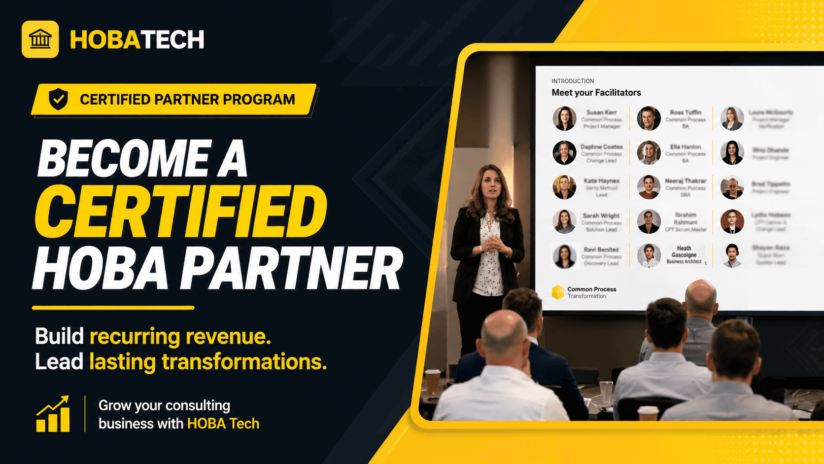 Become a Certified HOBA Partner Become a Certified HOBA Partner