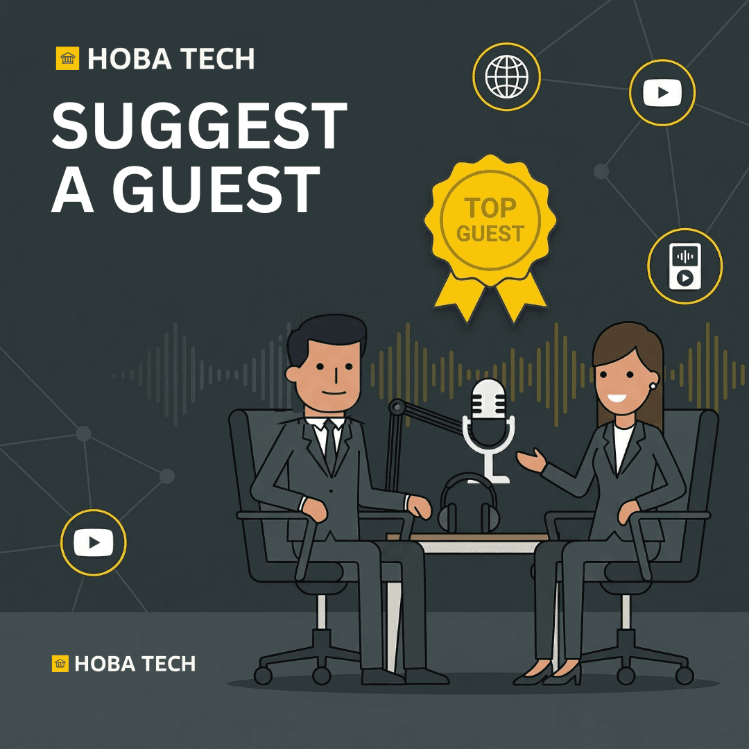 Suggest a Guest - Business Transformation Podcast Hoba Podcast suggest a guest form for The Business Transformation Podcast