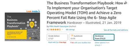 The Business Transformation Playbook on Amazon