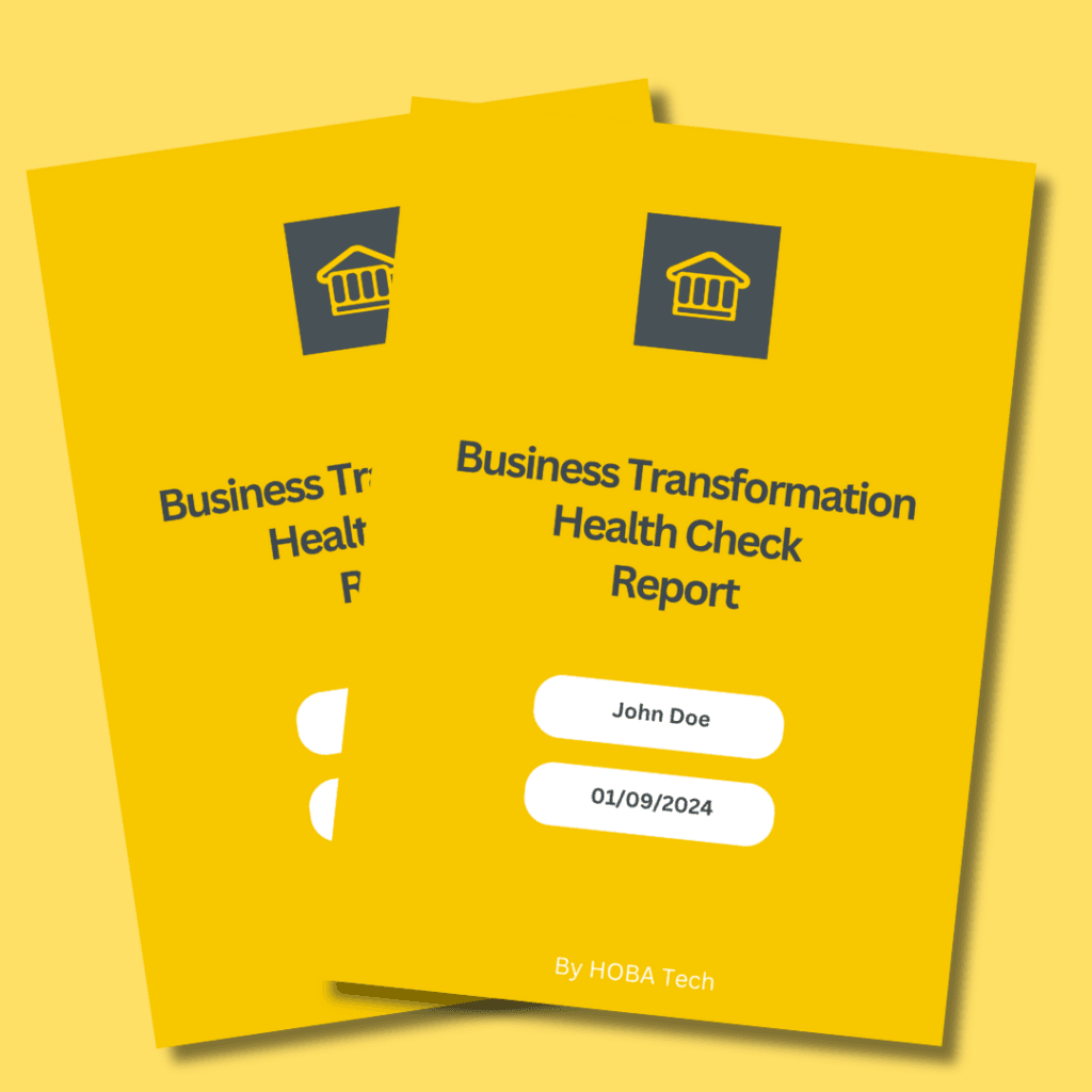 BUSINESS TRANSFORMATION HEALTH CHECK BUSINESS TRANSFORMATION HEALTH CHECK